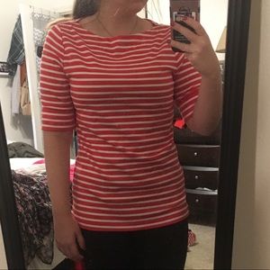 NWOT Lauren Ralph Lauren Boat Neck Shirt